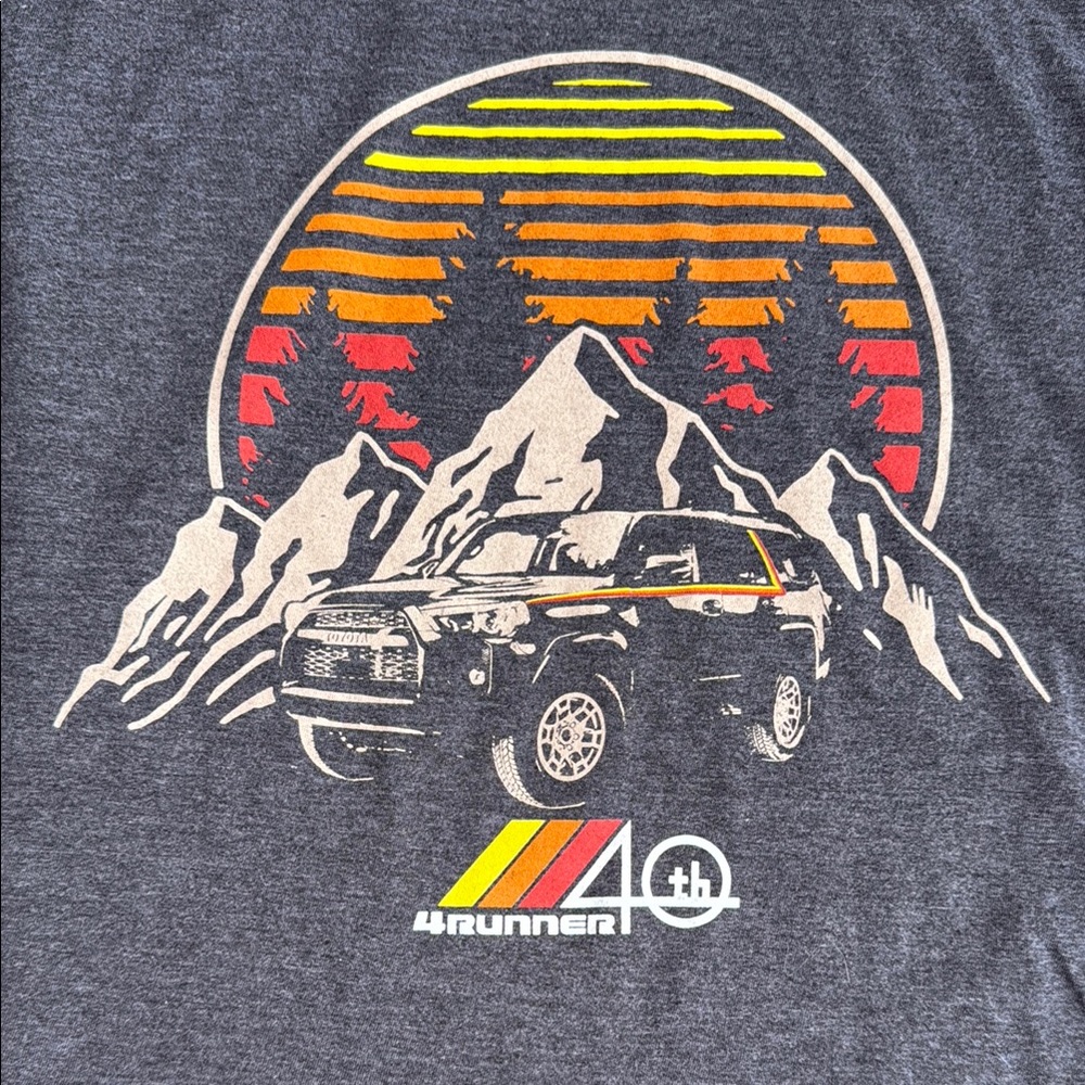 40th Anniversary Graphic Tee - Charcoal